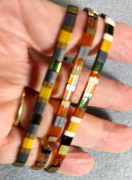 Hand-Beaded Artisan Jewelry Collection: Earrings, Stackable Bracelets, & Statement Cuffs